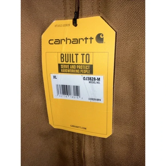 Carhartt Blanket Lined Detroit Jacket Mens XlL Brown Duck Canvas 103828